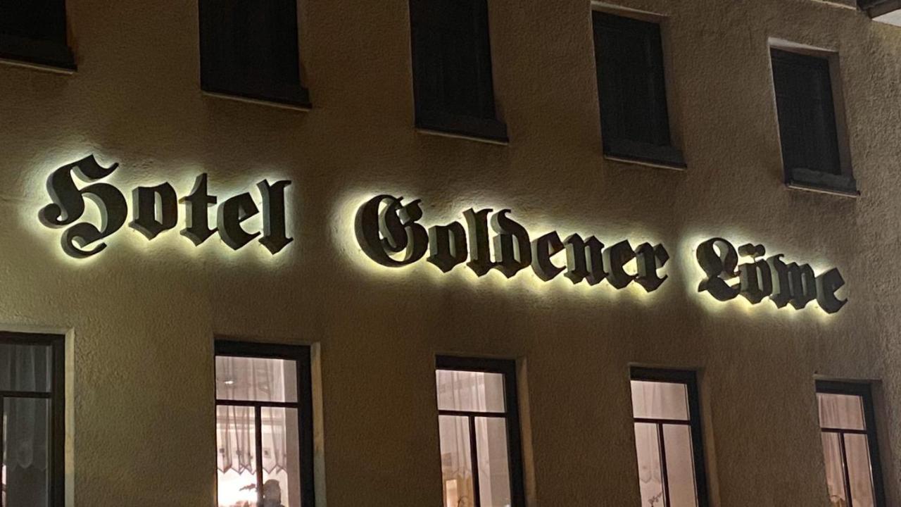 Hotel Goldener Loewe Zeulenroda-Triebes エクステリア 写真