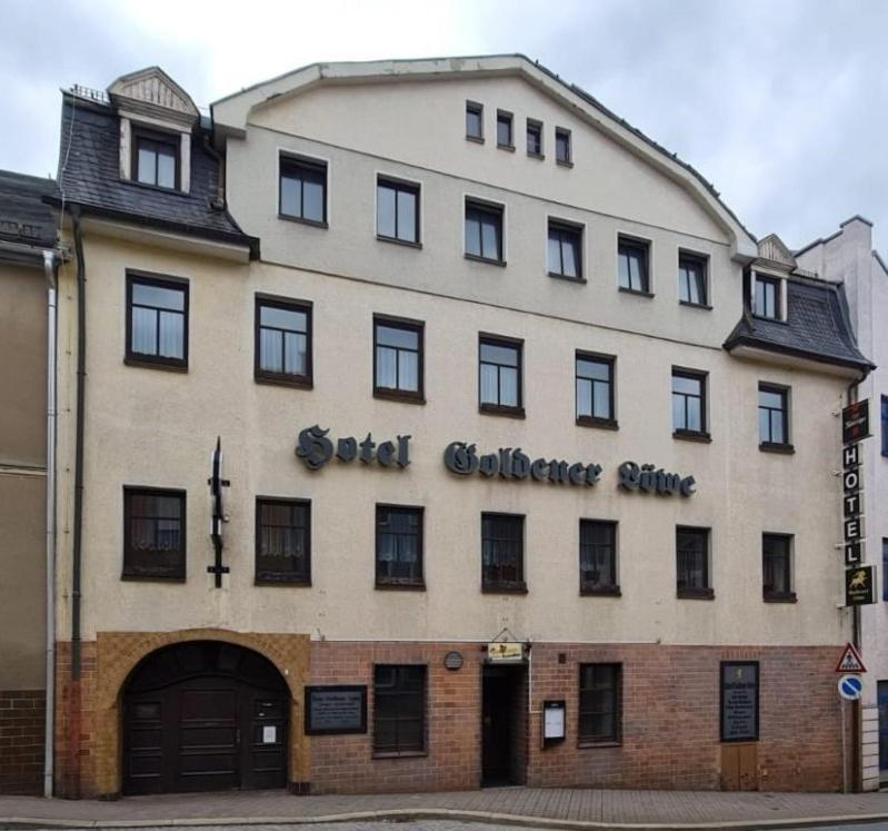Hotel Goldener Loewe Zeulenroda-Triebes エクステリア 写真